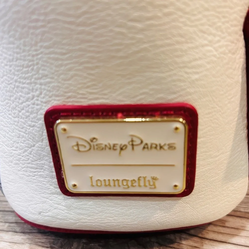 Disney Parks Loungefly Pirates of  Caribbean Jail Scene Mini Backpack Red White